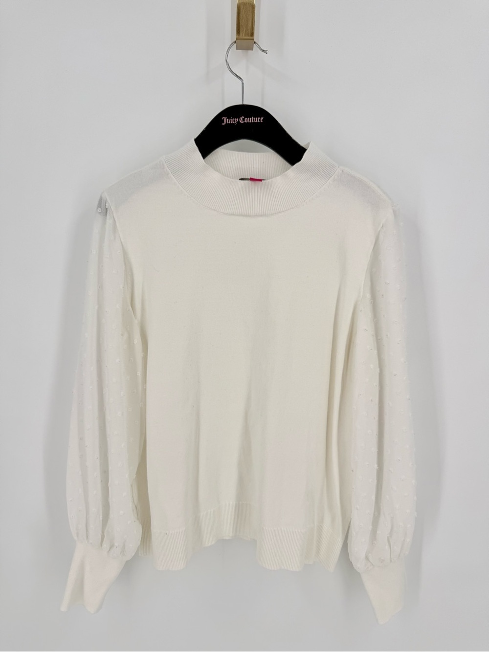 Vince Camuto Cream Cowl Neck Sweater